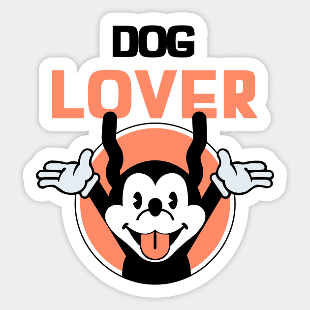 dog lovers only Sticker by Fun Purchase